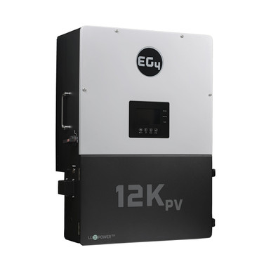 EG4 12kPV Hybrid Solar Inverter - 48V, 12000W Input, 8000W Output, 120/240V Split Phase, RSD, All-In-One
