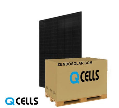 Qcells 400W 132 Half-Cell Bifacial Solar Panel Pallet (32 Panels) - 1000V Black, Q.PEAK DUO BLK ML-G10+/T 400 | High-Performance Solar Solution