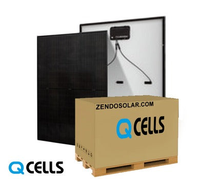 Qcells 430W 108 Half-Cell AC Solar Panel Pallet (32 Panels) - 1000V Black on Black, Q.TRON BLK M-G2+/AC 430 | High-Efficiency Solar Solution