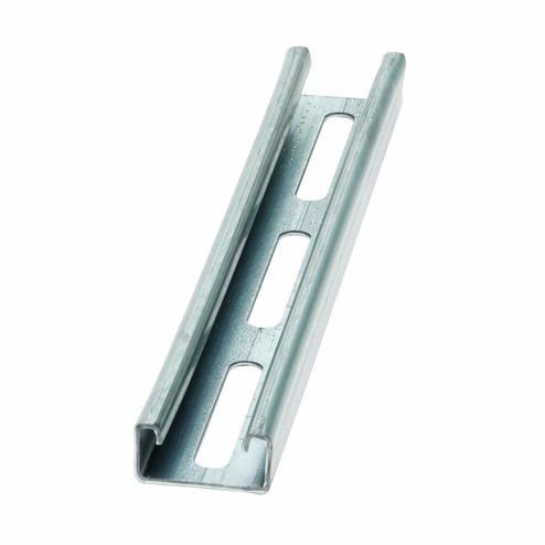 Deep Strut Channel Half Slotted Steel 10 Ft