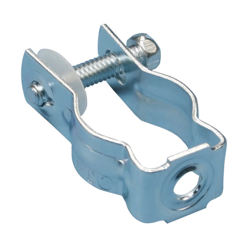 Conduit Clamp with Bolt - #2, Steel, 1 Inch