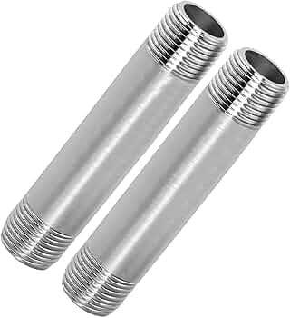 Threaded Steel Nipple - 1 Inch, 4 Inch, Male