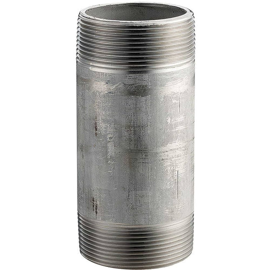 Threaded Male Steel Nipple - 2 Inch x 6 Inch