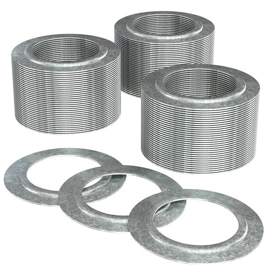 1-1/4 x 1 Inch Galvanized Steel Reducing Washer