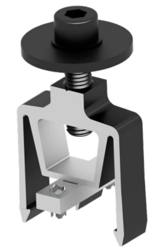 SunModo SMR Pop-On Mid Clamp Black, K10417-BK4
