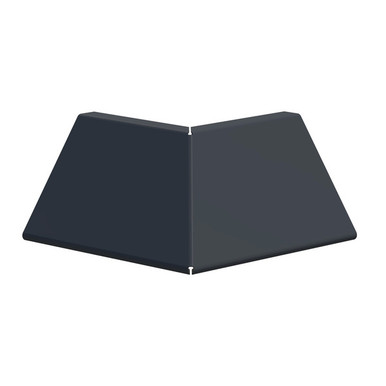 IronRidge Contour Corner Cap - Outer, CTR-OUT-01-B1 | Durable Mounting Accessory