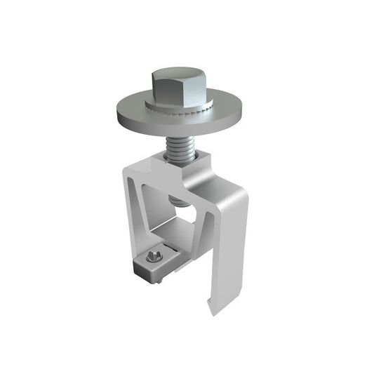 SunModo SMR Pop-On End Clamp Clear, K10418-004