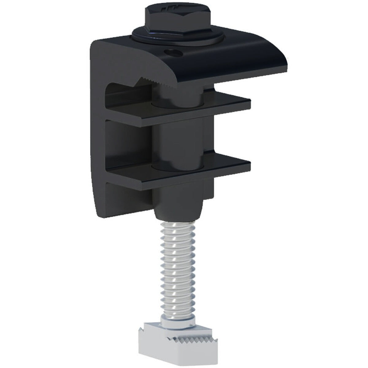 IronRidge End Clamp - 30-40mm, Black