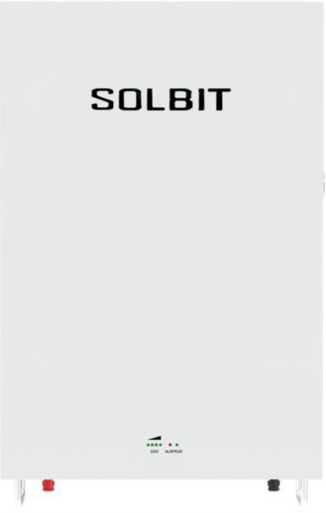 Solbit| IP20 Wall mount Grade A REPT LiFePO4 Lithium Battery 16s for Hybrid on-off grid system |High-end Smart BMS |≥6500 cycles at 80% DoD |Connection cable included| 5.12kWh| UL9540/9540A certified