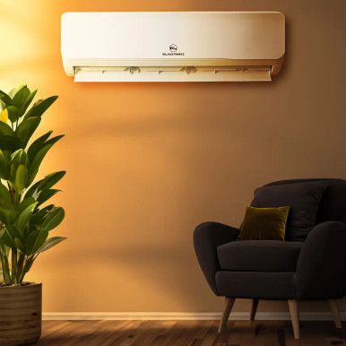 EG4® 12K Hybrid Solar-Powered Mini-Split AC/DC Air Conditioner/Heat Pump - 12000BTU