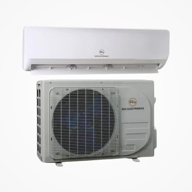 EG4® 12K Hybrid Solar-Powered Mini-Split AC/DC Air Conditioner/Heat Pump - 12000BTU