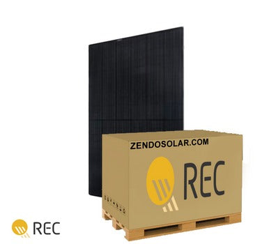 REC 405W 132 Half-Cell Solar Panel Pallet (33 Panels) - 1000V Black on Black, REC405AA PURE | High-Performance Solar Solution